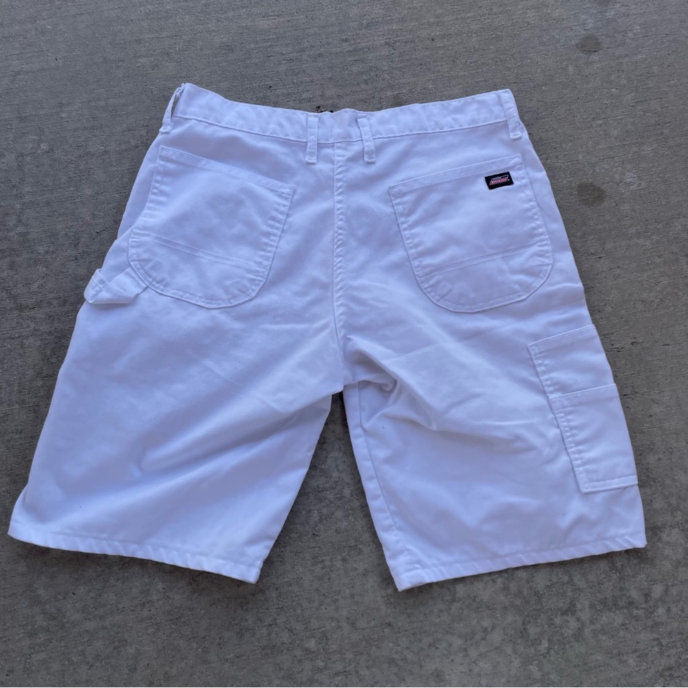 Dickies carpenter white shorts jean shorts